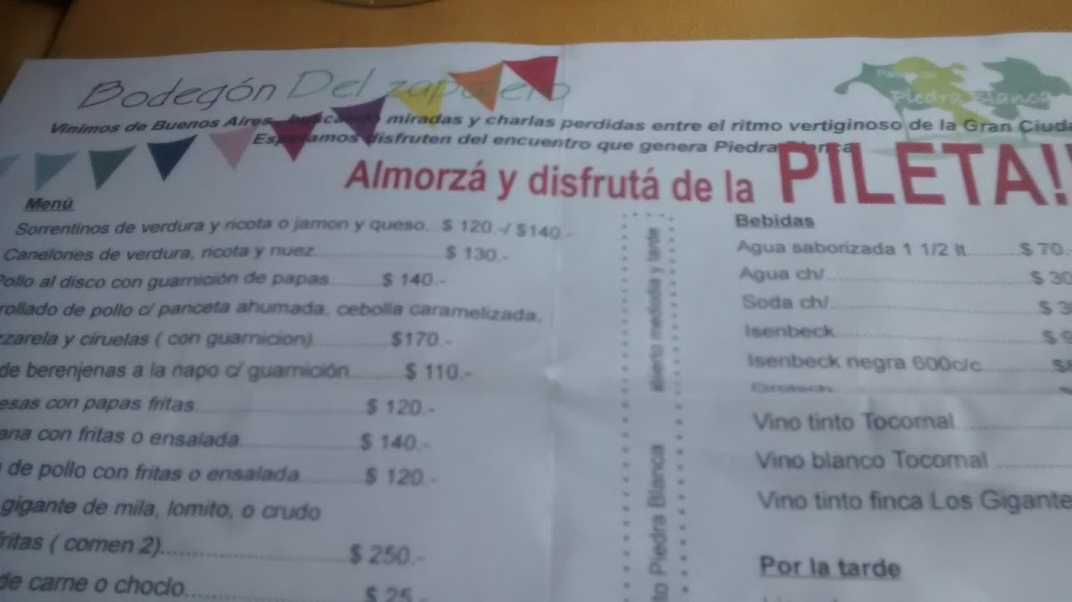 Menu Bodegón Del Zapatero-4